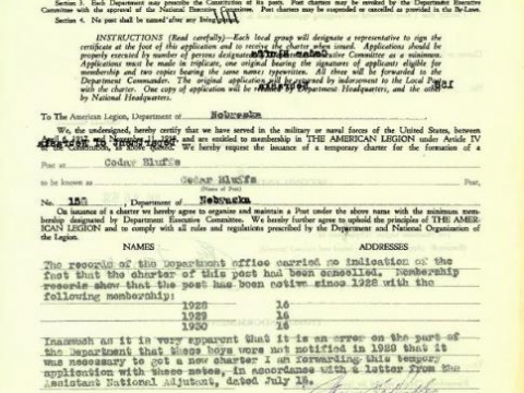 1930 Charter