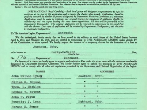 1932 Charter 