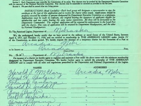 1934 Charter