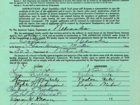 1937 Charter 