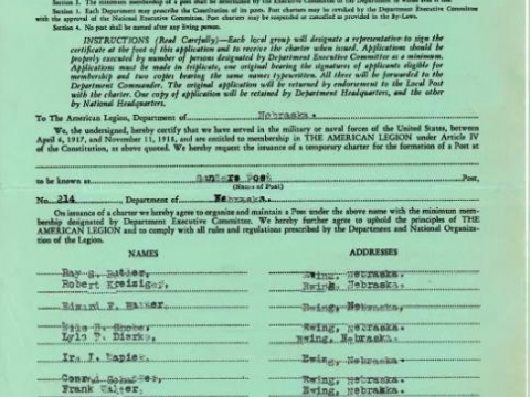 1940 Charter