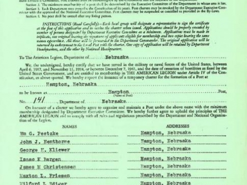 1947 Charter