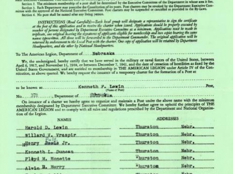 1956 Charter