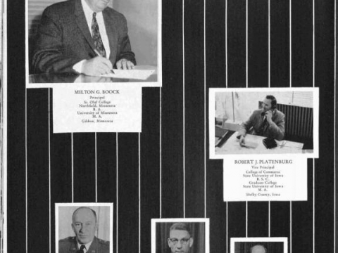 Milton Boock was Department Commander in 1952