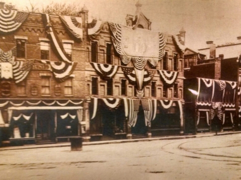 Bellows Falls Patrotic down town