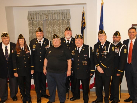 Installation of Post 124 Officers, S.A.L. Squadron 124 and American Legion Auxiliary Unit 124 for 2015-2016
