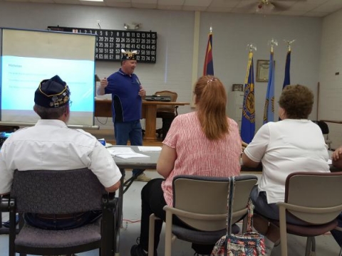 Post Officers Training at Post #53 in Buckeye, Arizona