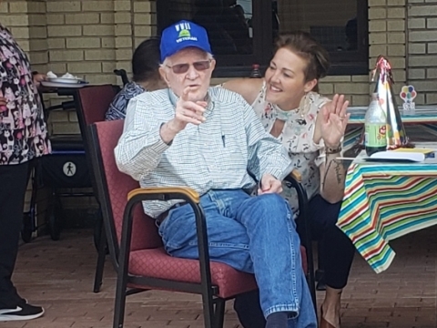 WWII Army Veteran Tad Gilbreath Celebrates 102nd Birthday