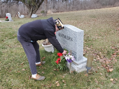Placing of  Wreath by Post 57  First Vice Commander