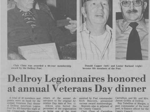 Dellroy Post 475
