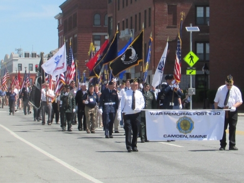 Post 30 Color Guard in Bangor