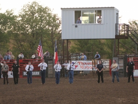 TURNBOW-HIGGS AMERICAN LEGION POST 240 HONOR GUARD PRESENTS COLORS AT TRIBUTE TO FIRST RESPONDERS LOST ON 9/11