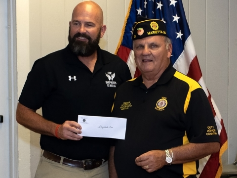 Post 29 Donates $90,000 to Three Veterans' Charities  08-02-2018