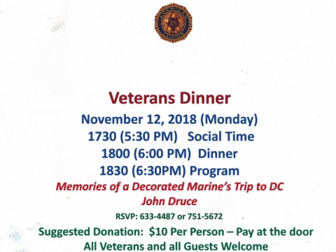 Veteran's Dinner