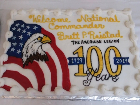 American Legion National Commander Brett P. Reistad's visit to the Dover Post 72