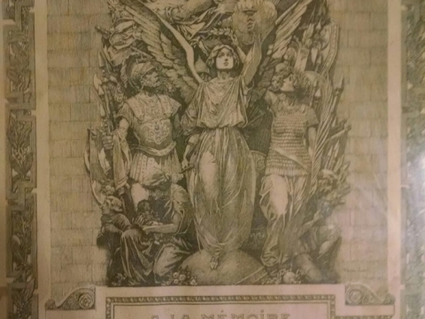 Memorial certificate for Fred Ira Lawton
