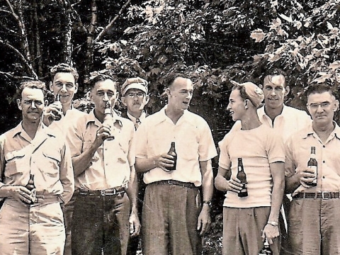 Members Help Build Meadow Lane  Building 1949