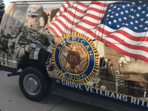The American Legion Grove Veterans Ritual Team