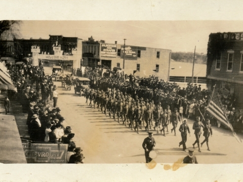 Welcome-home parade