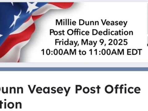  Officially named the “Millie Dunn Veasey Post Office