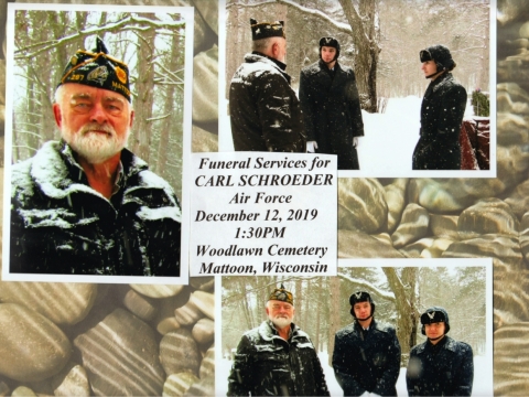 Honor Guard for Carl Schroeder