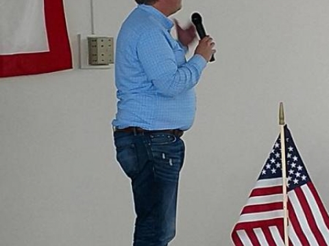 US Rep David Young Addressing Membership