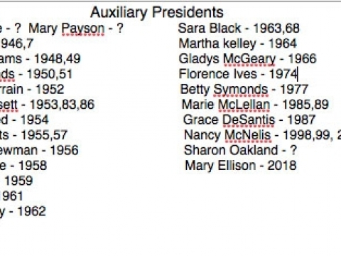 Post 36 Auxiliary History