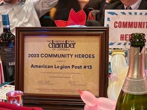Community Heroes Award - Chamber of Commerce Sitka 2023