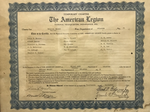 William Wright American Legion Post #74