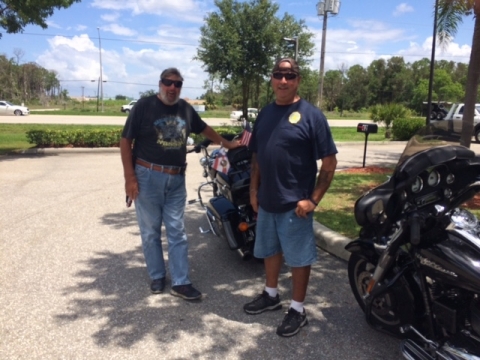 BIKERS ON A POKER RUN