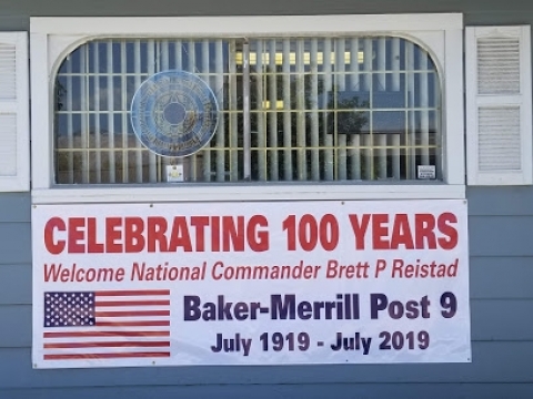 Baker-Merrill Post 9 100th Birthday, July 2019