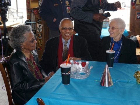 Millie's 100th Birthday Surprise Party