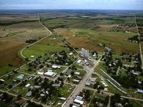 Bird's-Eye View of Braman, America
