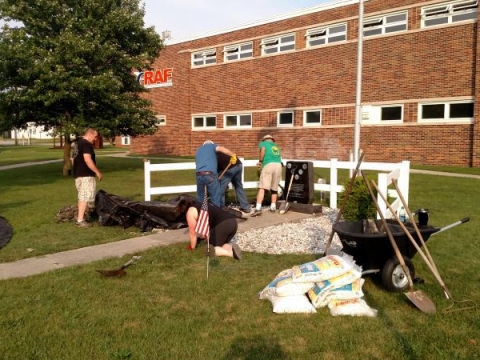 CRAF Veteran Memorial Service Project. 