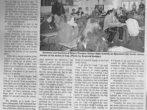 ALA Member Sandy Smith's Son Comes Home from Iraq-Pg 2
