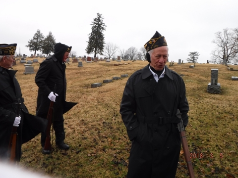 Another cold funeral for one of our own