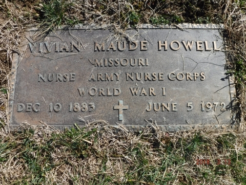 Grave Marker of Maud Howell