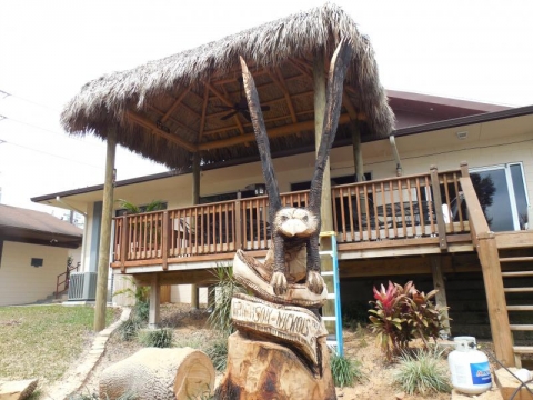 AN EAGLE AT POST 8