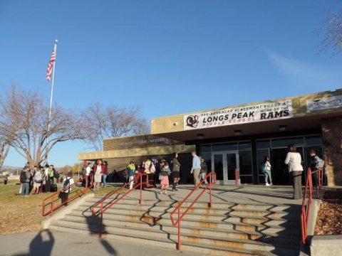 Veterans Breakfast at Longs Peak Middle School