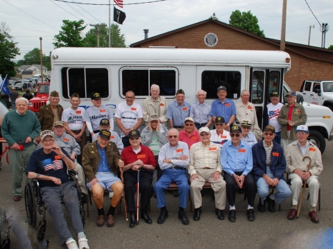 Honoring Shelby's WWII Veterans.        May 25, 2015