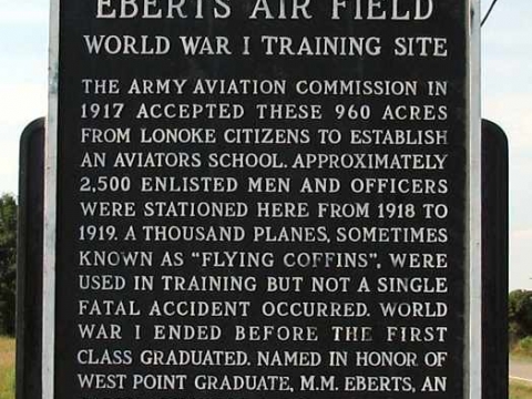 Eberts Air Field Marker