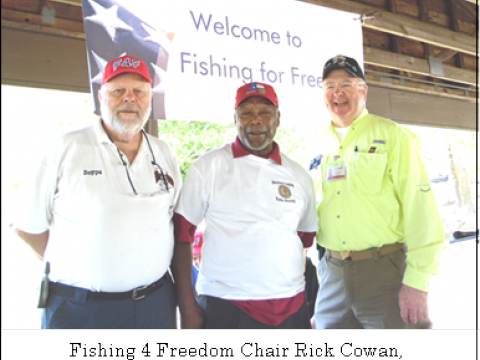 Post 143 Supports District 5 Fishing 4 Freedom