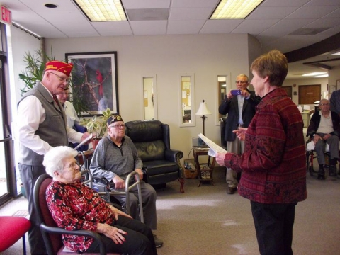 Quilt of Valor Presentation