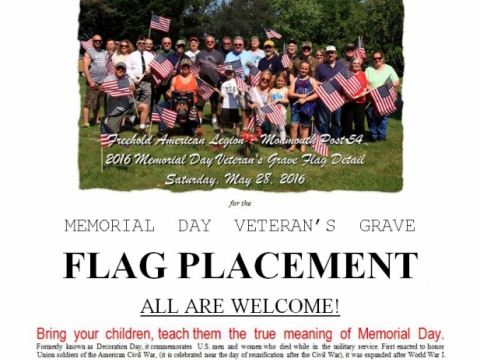 Memorial Day Flag Details