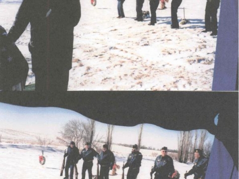 Firing Squad at Military Funeral