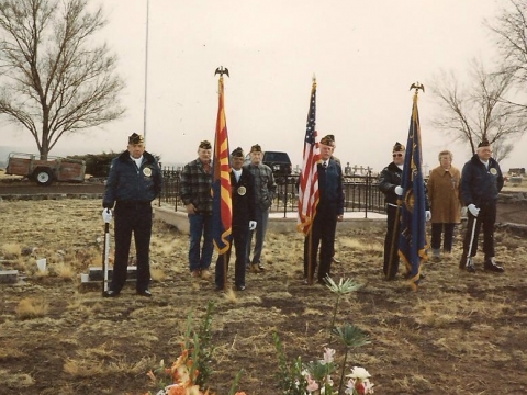 Color Guard of John H. Slaughter American Legion Post 30