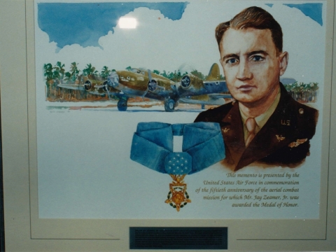 Jay Zeamer Jr. Army Air Corp Medal of Honor Recipient 