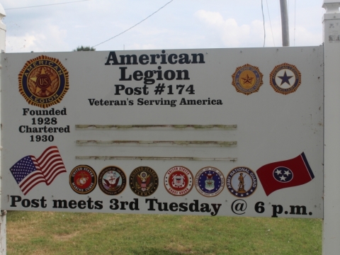 9th Dist CMDR Tour held at Tiptonville Post 174