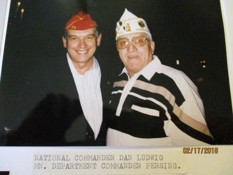 WELCOMING NATIONAL COMMANDER DAN LUDWIG
