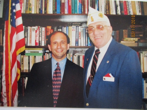 STATE COMMANDER VISITS SENATOR WELLSTONE'S OFFICE